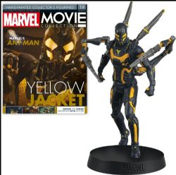 MARVEL -  FIGURINE DE YELLOWJACKET AVEC MAGAZINE 1:16 -  EAGLEMOSS 19
