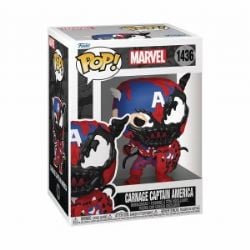 MARVEL -  FIGURINE POP! EN VINYLE DE CAPITAINE AMERICA CARNAGE (10 CM) 1436