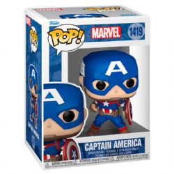 MARVEL -  FIGURINE POP! EN VINYLE DE CAPTAIN AMERICA - CLASSIQUE (10 CM) 1419