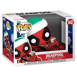 MARVEL -  FIGURINE POP! EN VINYLE DE DEADPOOL DE NOËL (10 CM) 1442