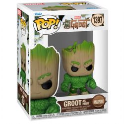 MARVEL -  FIGURINE POP! EN VINYLE DE GROOT EN HULK (10 CM) -  WE ARE GROOT 1397