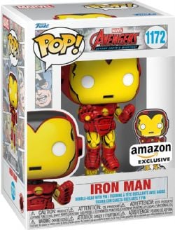 MARVEL -  FIGURINE POP! EN VINYLE DE IRON MAN  - AMAZON EXCLUSIVE (10 CM) 1172