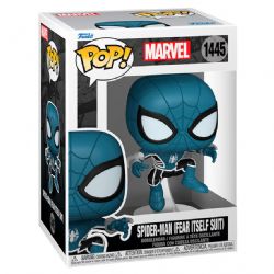 MARVEL -  FIGURINE POP! EN VINYLE DE SPIDER-MAN ARMURE D'ASGARD - BRILLE DANS LE NOIR (10 CM) -  SPIDER-MAN COMICS 1445