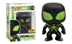 MARVEL -  FIGURINE POP! EN VINYLE DE SPIDER-MAN STEALTH SUIT (10 CM) -  HOT TOPIC EXCLUSIVE 195