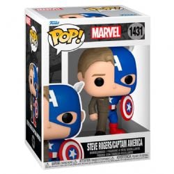 MARVEL -  FIGURINE POP! EN VINYLE DE STEVE ROGERS / CAPTAIN AMERICA (10 CM) 1431