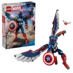 MARVEL -  FIGURINE À CONSTRUIRE DU NOUVEAU CAPITAINE AMERICA (359 PIÈCES) 76296