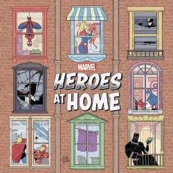 MARVEL HEROES AT HOME