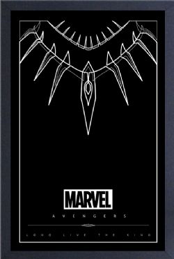 MARVEL -  IMAGE ENCADRÉE - BLACK PANTHER : 