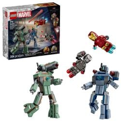 MARVEL -  IRON MAN ET WAR MACHINE CONTRE LES HAMMER DRONES (204 PIÈCES) 76320