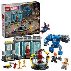 MARVEL -  LE LABORATOIRE D'IRON MAN : LA SALLE DES ARMURES (384 PIÈCES) 76315
