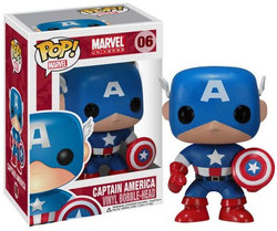 MARVEL -  POP! BOBBLE-HEAD EN VINYLE DE CAPTAIN AMERICA -  CAPTAIN AMERICA 06