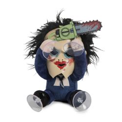 MASSACRE À LA TRONÇONNEUSE -  PELUCHE VENTOUSE POUR VITRE DE LEATHERFACE - MASQUE DE LA 