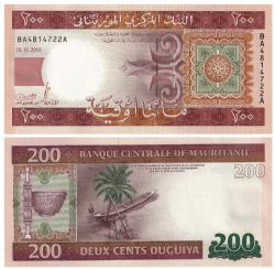 MAURITANIE -  200 OUGUIYA 2013 (UNC) 17