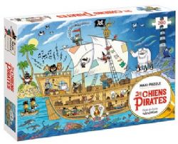 MAXI PUZZLE -  DES CHIENS PIRATES (200 PIÈCES)