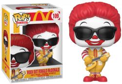 MCDONALD'S -  FIGURINE POP! EN VINYLE DE RONALD MCDONALD ROCK OUT (10 CM) 109