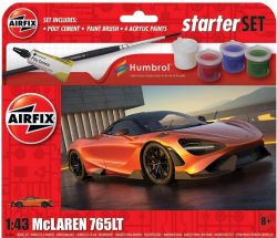 MCLAREN -  STARTER SET - MCLAREN 765LT - 1/43 -  AIRFIX