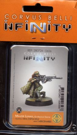 MERCENARIES -  MAJOR LUNAH -  INFINITY MINIATURES