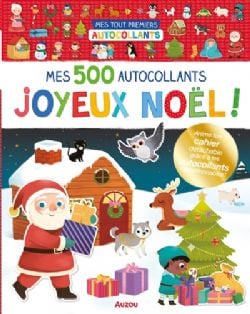 MES 500 AUTOCOLLANTS JOYEUX NOËL ! -  (V.F.)