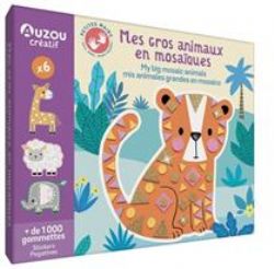 MES GROS ANIMAUX EN MOSAÏQUES (V.F.) -  MON COFFRET D'ARTISTE