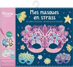 MES MASQUES EN STRASS (FRANÇAIS) -  MA POCHETTE D'ARTISTE