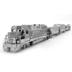 METAL EARTH -  TRAIN DE MARCHANDISES - 5 FEUILLES -  TRAIN