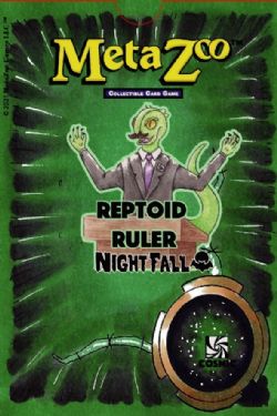 METAZOO -  THEME DECK - REPTOID RULER (ANGLAIS) -  NIGHTFALL 1ST EDITION