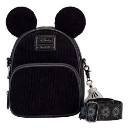 MICKEY ET SES AMIS -  SAC CONVERTIBLE À DOS/BANDOULIÈRE EN VELOURS CÔTELÉS MICKEY CLASSIQUE -  LOUNGEFLY