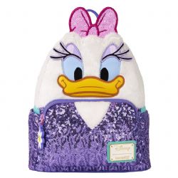 MICKEY ET SES AMIS -  SAC À DOS COSPLAY DE DAISY EN PELUCHE ET PAILLETTES -  LOUNGEFLY