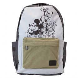 MICKEY ET SES AMIS -  SAC À DOS EN NYLON DE MICKEY, DONALD ET GOOFY -  LOUNGEFLY