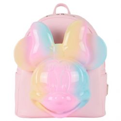 MICKEY ET SES AMIS -  SAC À DOS MINNIE MOUSSE EFFET TYE-DIE PASTEL -  LOUNGEFLY