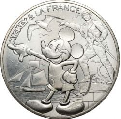 MICKEY & LA FRANCE -  MICKEY VOILE À L'HORIZON -  PIÈCES DE LA FRANCE 2018 19