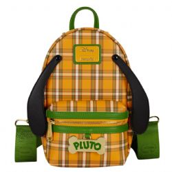 MICKEY & SES AMIS -  SAC À BANDOULIÈRE TARTAN DE PLUTO - 95E ANNIVERSAIRE -  LOUNGEFLY