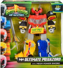 MIGHTY MORPHIN POWER RANGERS -  FIGURINE ARTICULÉE DU MÉGAZORD ULTIME (ASSEMBLÉ) -  RE-IGNITION