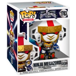 MIGHTY MORPHIN POWER RANGERS -  FIGURINE POP!SUPER  EN VINYLE DU SUPER NINJA MEGAZORD - FILM DE 1995 - MÉTALLIQUE (10 CM) 1781