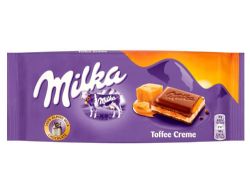 MILKA -  CHOCOLAT CRÈME TOFFEE