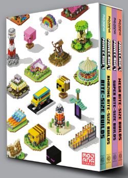 MINECRAFT -  COLLECTION 4-BOOK BOXED SET (V.A.) -  BITE-SIZE BUILDS