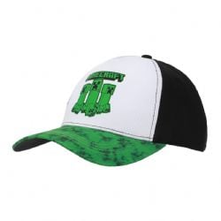 MINECRAFT -  CREEPER, CASQUETTE À VISIÈRE INCURVÉE POUR JEUNES