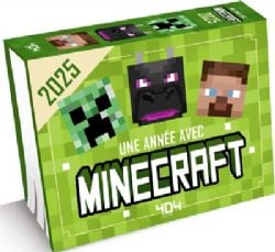 MINECRAFT -  EPHÉMÉRIDE 2025 - UNE ANNÉE AVEC MINECRAFT (V.F.)