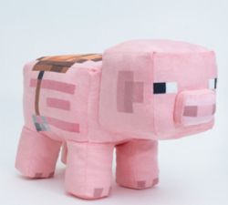 MINECRAFT -  GRANDE PELUCHE DE COCHON (37 CM)