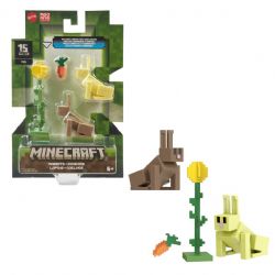 MINECRAFT -  LAPINS & TOURNESOL (8 CM) -  MINECRAFT 15 ANS