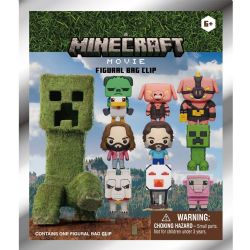 MINECRAFT -  MINCRFAT LE FILM : PORTE-CLÉ FIGURINE 3D ALÉATOIRE
