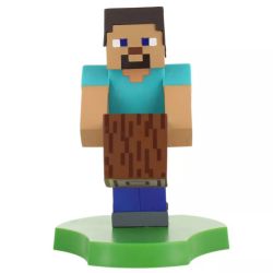 MINECRAFT -  MINI SUPPORT DE STEEVE POUR TÉLÉPHONE ET ÉCOUTEURS -  CABLE GUYS