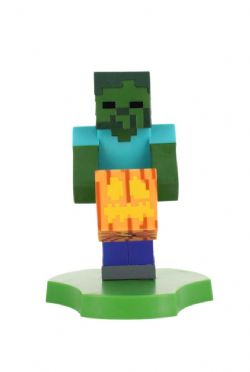 MINECRAFT -  MINI SUPPORT DE ZOMBIE POUR TÉLÉPHONE ET ÉCOUTEURS -  CABLE GUYS