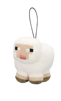 MINECRAFT -  PETITE MASCOTTE EN PELUCHE DE MOUTON (8 CM)