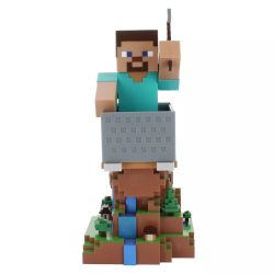 MINECRAFT -  PORTEUR DE MANETTE ET TÉLÉPHONE DE STEVE -  CABLE GUYS