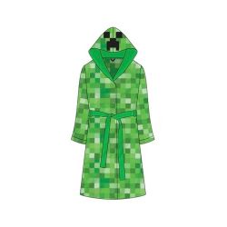 MINECRAFT -  ROBE DUVETEUSE AVEC CAPUCHON