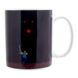 MINECRAFT -  STEVE VS NETHER (300 ML) -  TASSE THERMO RÉACTIVE