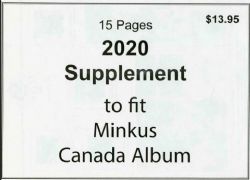 MINKUS CANADA -  SUPPLÉMENT 2020 - NON OFFICIEL (SANS POCHETTES)