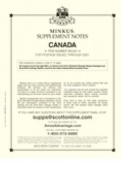MINKUS CANADA -  SUPPLÉMENT 2021 - OFFICIEL (SANS POCHETTES)