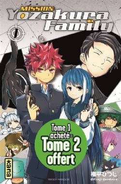 MISSION: YOZAKURA FAMILY -  PACK DECOUVERTE TOMES 1 ET 2 (V.F.) 01-02